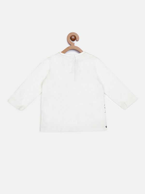 Knitted T-Shirt With Print image number 1
